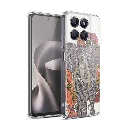 Valentina Nature and Floral Elephant Soft Gel Case for Motorola Moto G37 Power