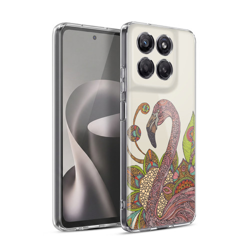 Valentina Nature and Floral Flamingo Soft Gel Case for Motorola Moto G37 Power