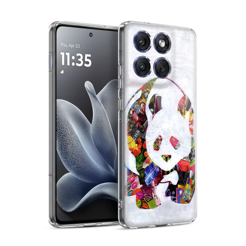 Artpoptart Animals Panda Soft Gel Case for Motorola Edge 70