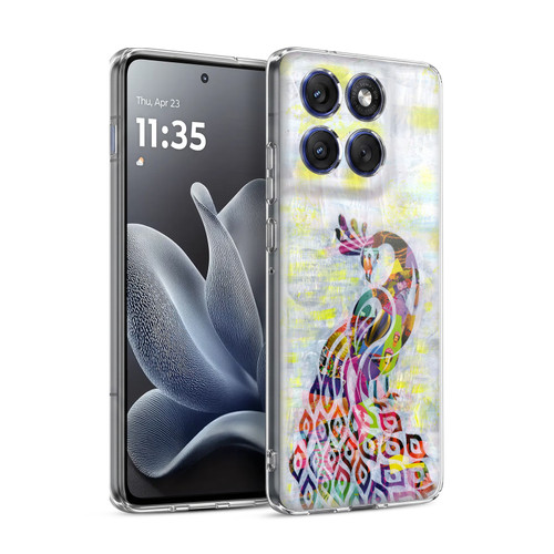 Artpoptart Animals Peacock Soft Gel Case for Motorola Edge 70