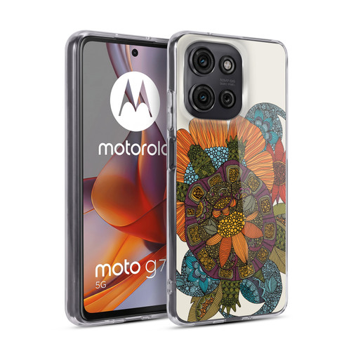 Valentina Nature and Floral Turtle 2 Soft Gel Case for Motorola Moto G75