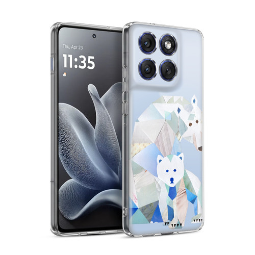 Artpoptart Animals Polar Bears Soft Gel Case for Motorola Edge 70