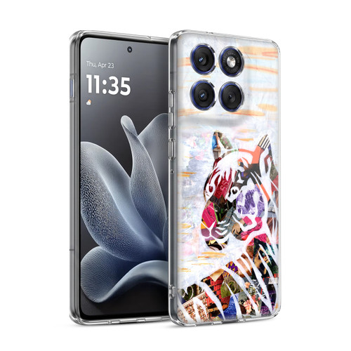 Artpoptart Animals Tiger Soft Gel Case for Motorola Edge 70