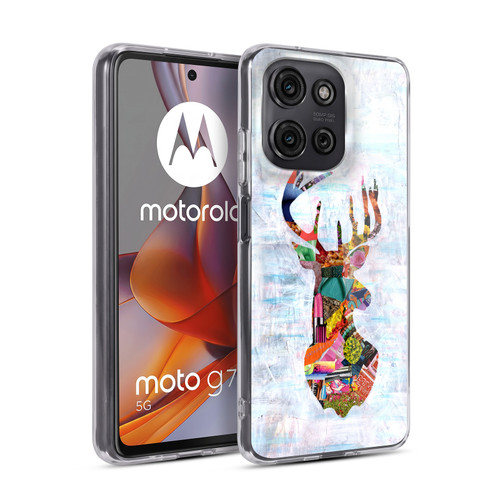Artpoptart Animals Deer Soft Gel Case for Motorola Moto G75