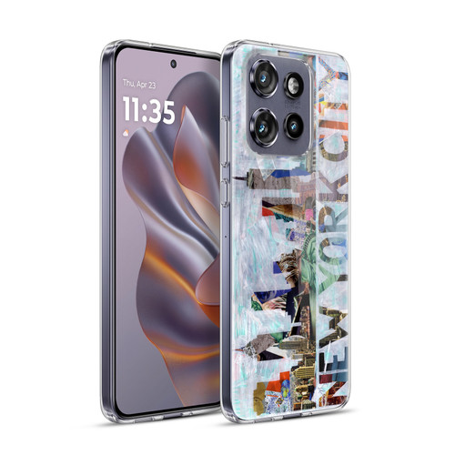 Artpoptart Travel New York Soft Gel Case for Motorola Edge 50 Neo