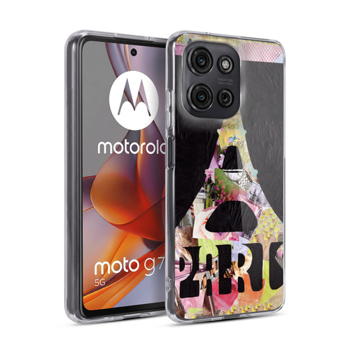 Artpoptart Travel Paris Soft Gel Case for Motorola Moto G75
