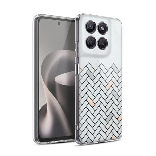 Alyn Spiller Marble Tile Soft Gel Case for Motorola Moto G37 Power