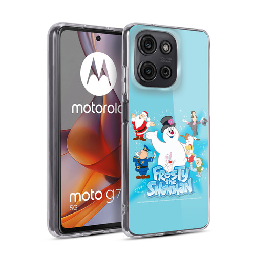 Frosty the Snowman Movie Key Art Group Soft Gel Case for Motorola Moto G75