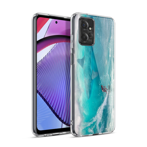 Dave Loblaw Sea Shark Surfer Soft Gel Case for Motorola Moto G Power (2023)