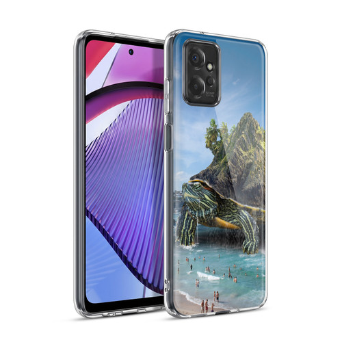 Dave Loblaw Sea Turtle Beach Day Soft Gel Case for Motorola Moto G Power (2023)