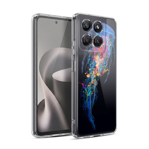 Dave Loblaw Sea Blue Jellyfish Soft Gel Case for Motorola Moto G37 Power