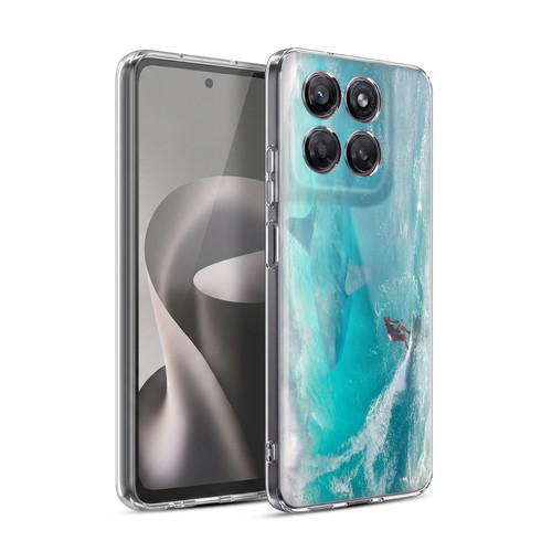Dave Loblaw Sea Shark Surfer Soft Gel Case for Motorola Moto G37 Power