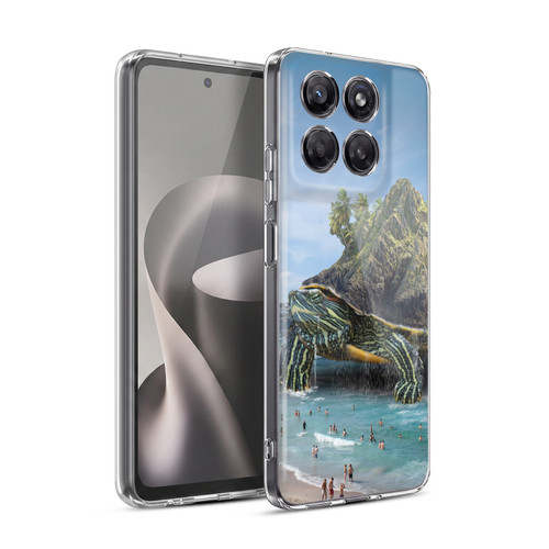 Dave Loblaw Sea Turtle Beach Day Soft Gel Case for Motorola Moto G37 Power