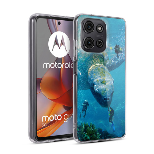 Dave Loblaw Sea Turtle Divers Soft Gel Case for Motorola Moto G75