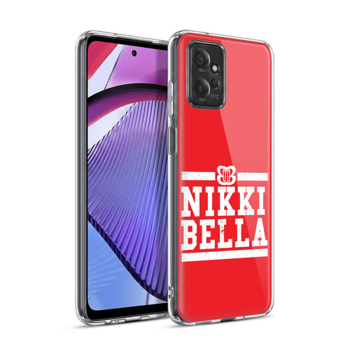 WWE Nikki Bella Logotype Soft Gel Case for Motorola Moto G Power (2023)