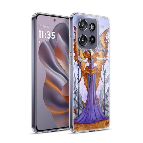 Amy Brown Elemental Series Raven Pixie Soft Gel Case for Motorola Edge 50 Neo