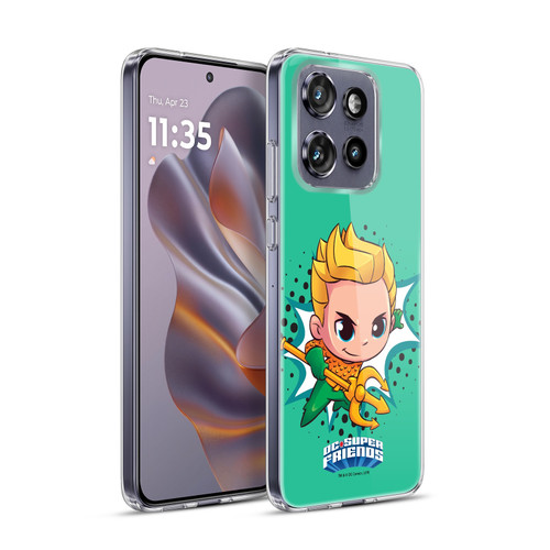 Super Friends DC Comics Toddlers 1 Aquaman Soft Gel Case for Motorola Edge 50 Neo