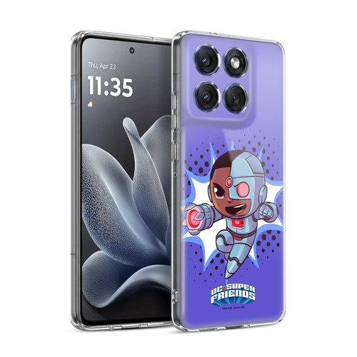 Super Friends DC Comics Toddlers 1 Cyborg Soft Gel Case for Motorola Edge 70