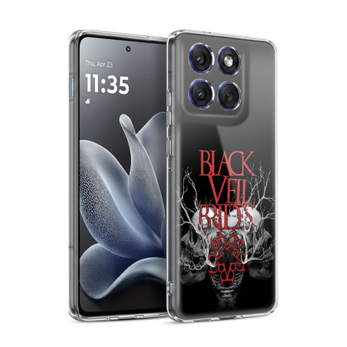 Black Veil Brides Band Art Skull Branches Soft Gel Case for Motorola Edge 70