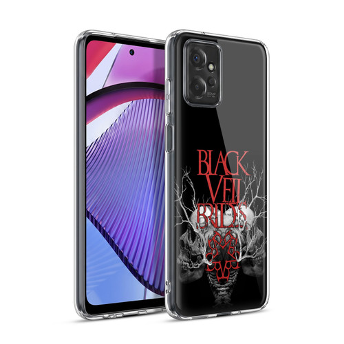 Black Veil Brides Band Art Skull Branches Soft Gel Case for Motorola Moto G Power (2023)
