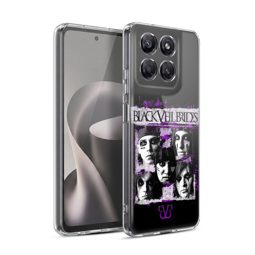 Black Veil Brides Band Art Grunge Faces Soft Gel Case for Motorola Moto G37 Power