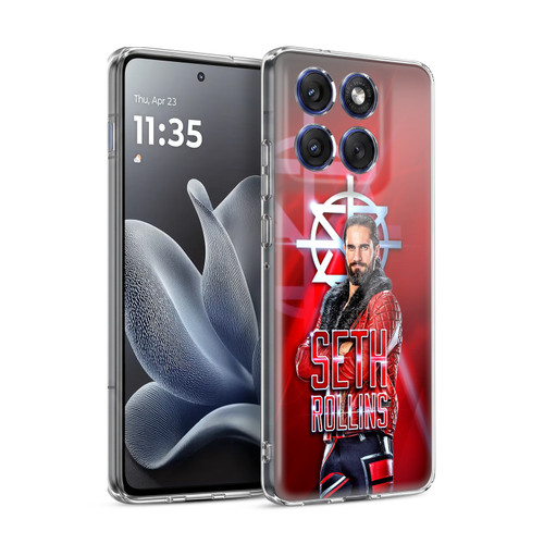 WWE Seth Rollins Graphics Seth Rollins Soft Gel Case for Motorola Edge 70