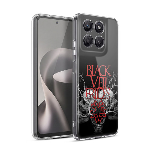 Black Veil Brides Band Art Skull Branches Soft Gel Case for Motorola Moto G37 Power
