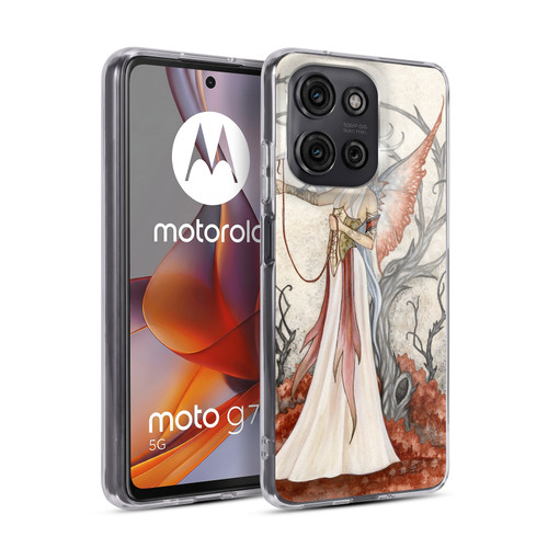Amy Brown Elemental Series White Witch Soft Gel Case for Motorola Moto G75