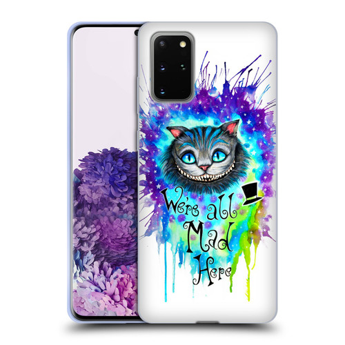 Pixie Cold Cats We Are All Mad Here Soft Gel Case for Samsung Galaxy S20+ / S20+ 5G