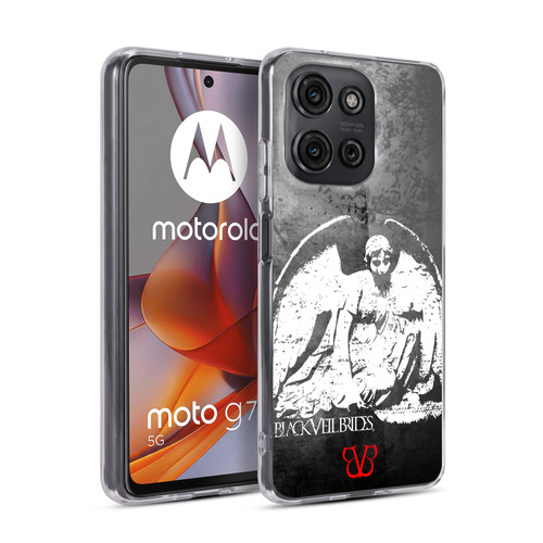 Black Veil Brides Band Art Angel Soft Gel Case for Motorola Moto G75