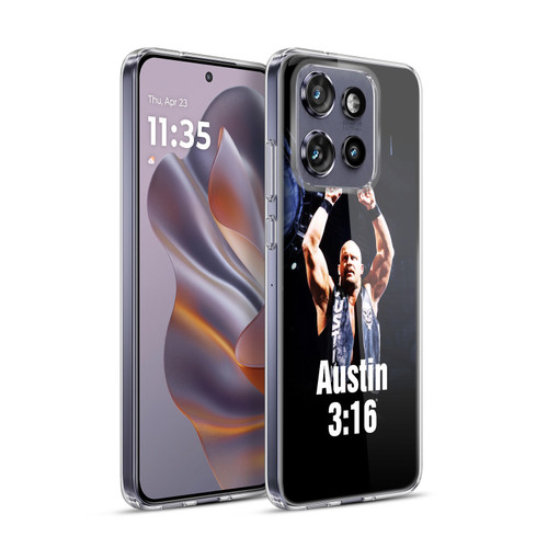 WWE Steve Austin Photo Soft Gel Case for Motorola Edge 50 Neo