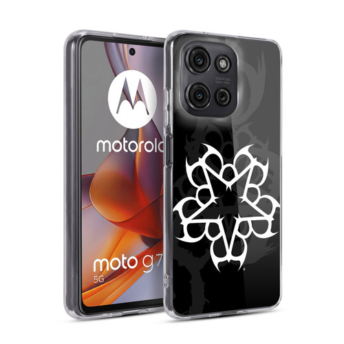 Black Veil Brides Band Art Logo Soft Gel Case for Motorola Moto G75