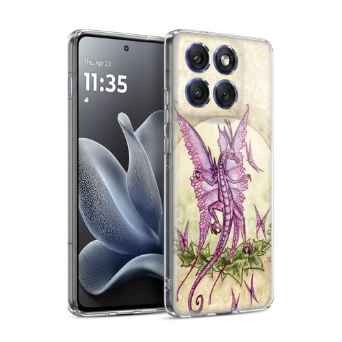 Amy Brown Mythical Pink Dragon Soft Gel Case for Motorola Edge 70