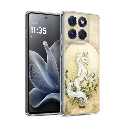 Amy Brown Mythical Unicorn Earth Soft Gel Case for Motorola Edge 70