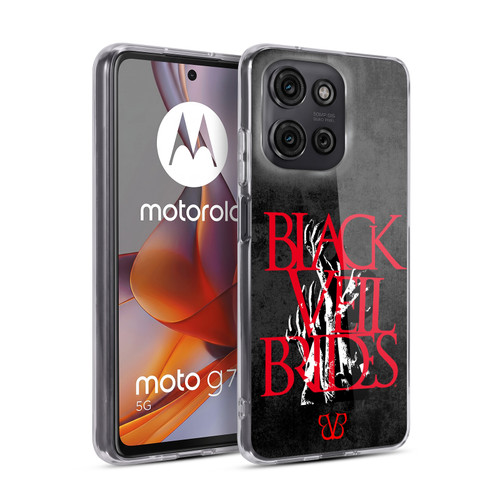 Black Veil Brides Band Art Zombie Hands Soft Gel Case for Motorola Moto G75
