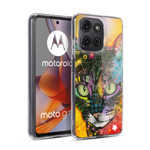 Dean Russo Cats Intent Soft Gel Case for Motorola Moto G75