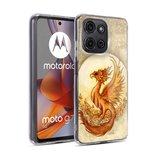 Amy Brown Mythical Fire Element Soft Gel Case for Motorola Moto G75