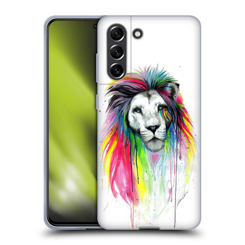 Pixie Cold Cats Rainbow Mane Soft Gel Case for Samsung Galaxy S21 FE 5G