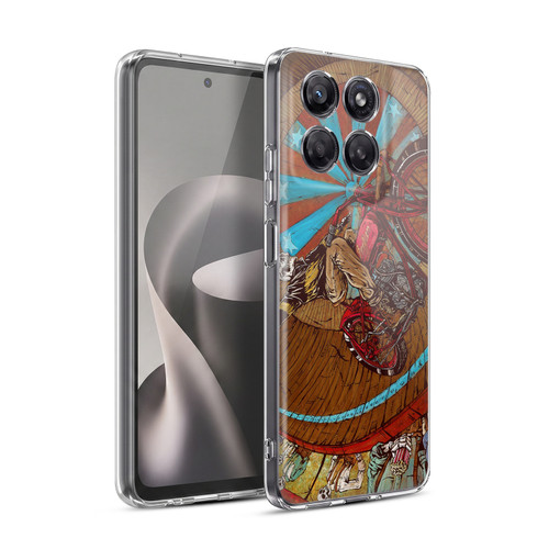 David Lozeau Skeleton Grunge Wall Of Death Soft Gel Case for Motorola Moto G37 Power