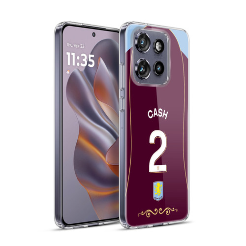 Aston Villa Football Club 2025/26 Players Home Kit 1st Group Matty Cash Soft Gel Case for Motorola Edge 50 Neo