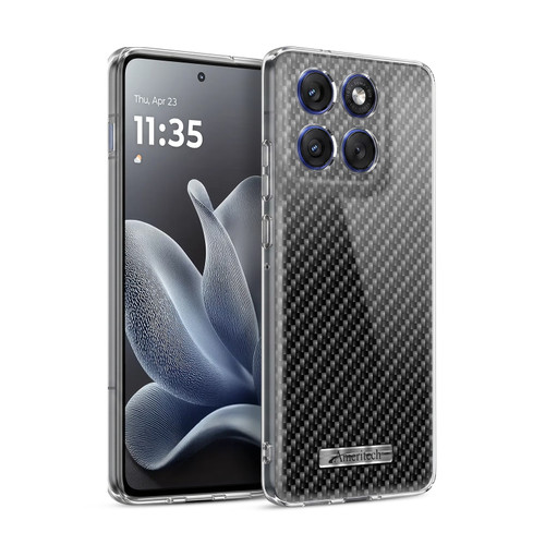Ameritech Graphics Carbon Fiber Print Soft Gel Case for Motorola Edge 70