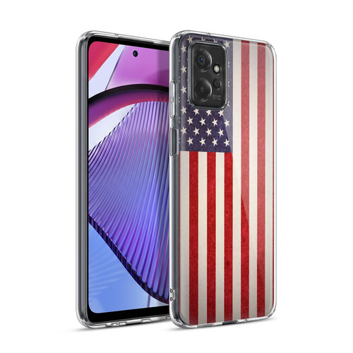Ameritech Graphics American Flag Soft Gel Case for Motorola Moto G Power (2023)