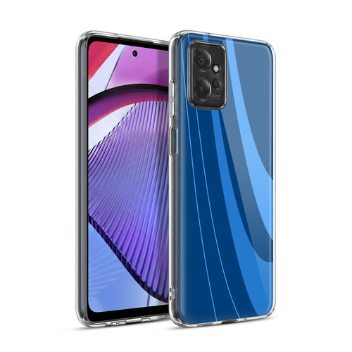 Ameritech Graphics Blue Mono Swirl Soft Gel Case for Motorola Moto G Power (2023)