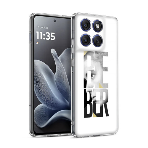 Justin Bieber Purpose B&w Mirror Calendar Text Soft Gel Case for Motorola Edge 70