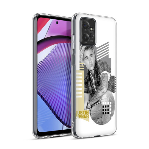 Justin Bieber Purpose B&w Calendar Geometric Collage Soft Gel Case for Motorola Moto G Power (2023)