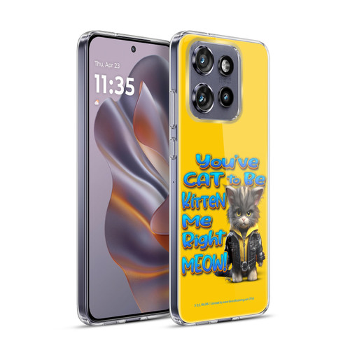 D.S. Valori Kitty And Puppy You've Cat To Be Kitten Me Soft Gel Case for Motorola Edge 50 Neo