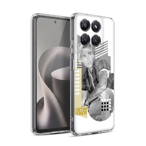 Justin Bieber Purpose B&w Calendar Geometric Collage Soft Gel Case for Motorola Moto G37 Power