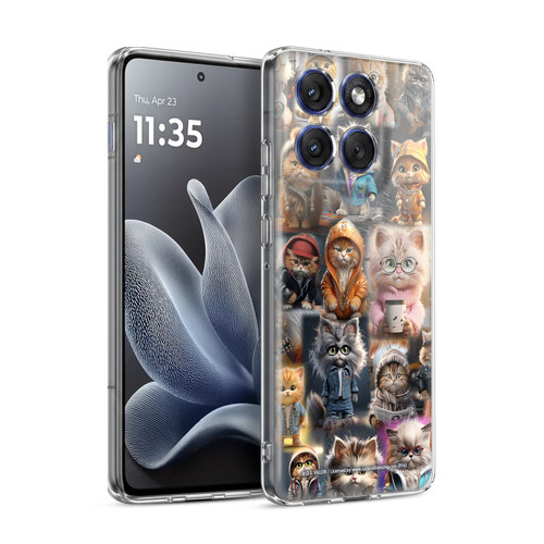 D.S. Valori Kitty And Puppy Kitty Kingdom Soft Gel Case for Motorola Edge 70
