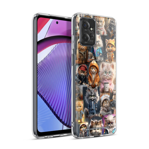 D.S. Valori Kitty And Puppy Kitty Kingdom Soft Gel Case for Motorola Moto G Power (2023)