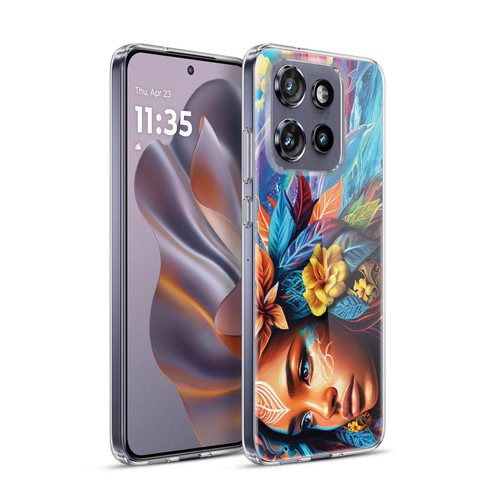 Michael David Ward Psychedelic Art Ocean Spirit Soft Gel Case for Motorola Edge 50 Neo